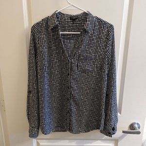 The Limited Ashton Blouse - Black and White